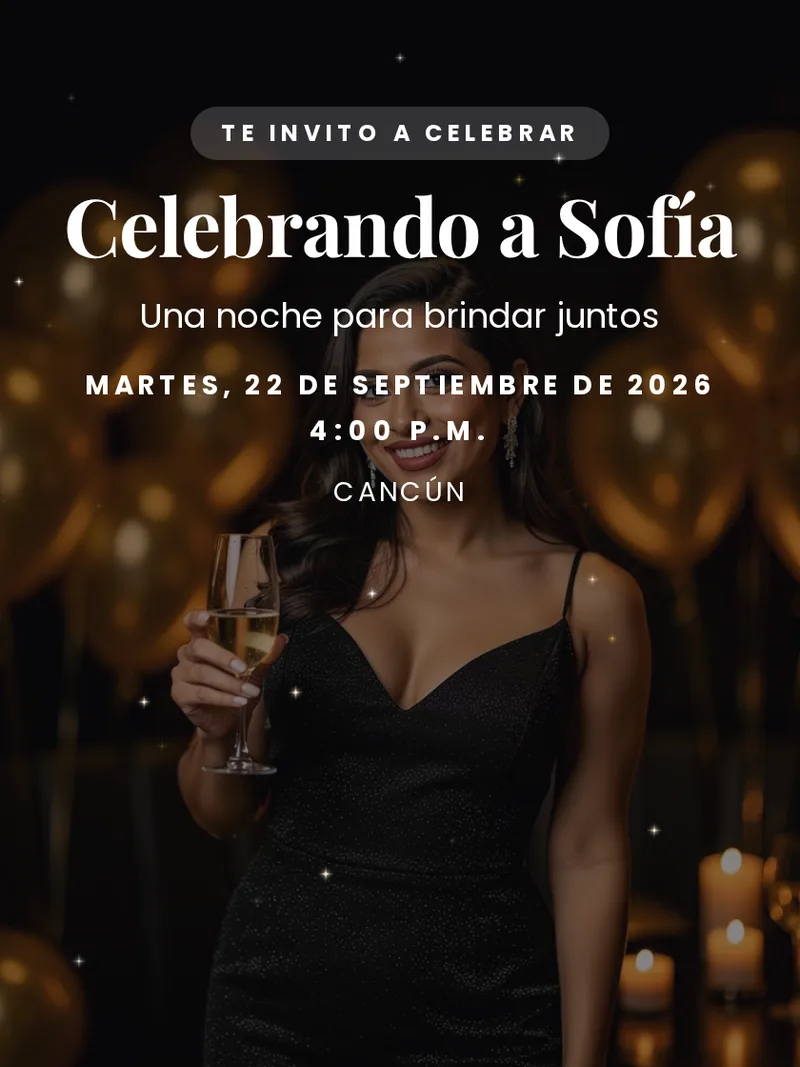 Plantilla Cumpleaños Elegante