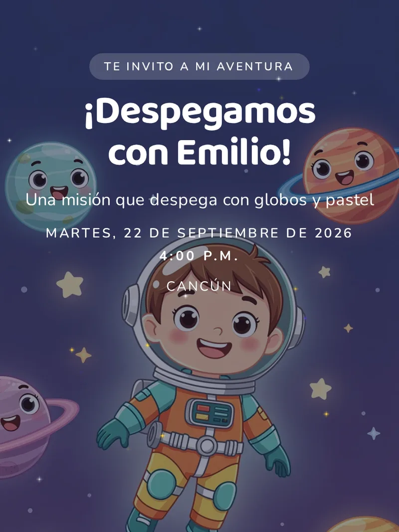 Plantilla Aventura Espacial